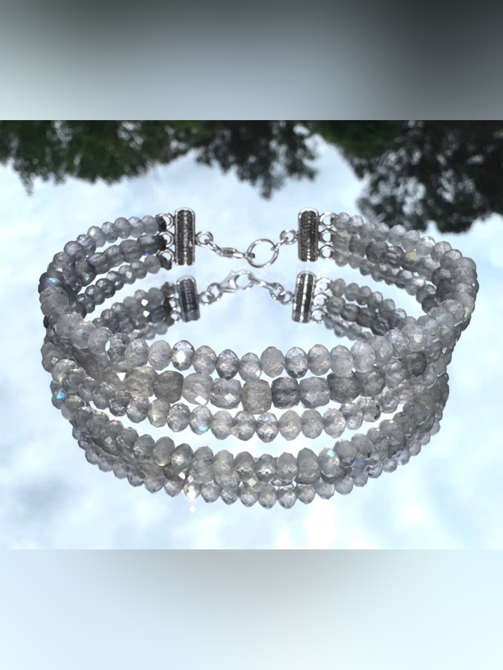 Layered Labradorite Bracelet - Picture 2 of 2